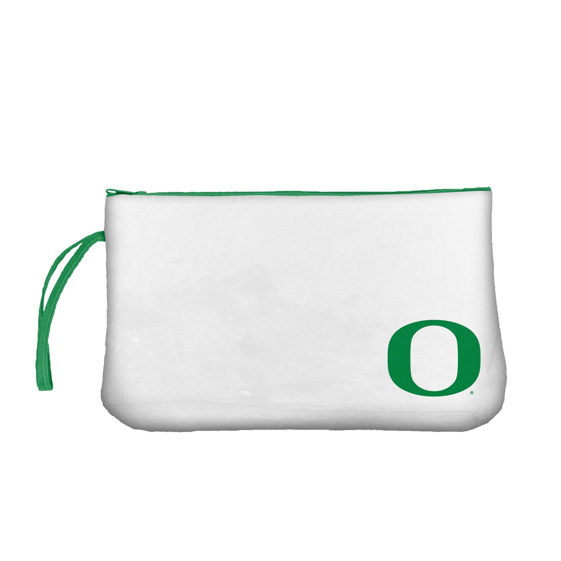 slide 1 of 2, NCAA Oregon Ducks Clear Zip Closure Wristlet, 1 ct