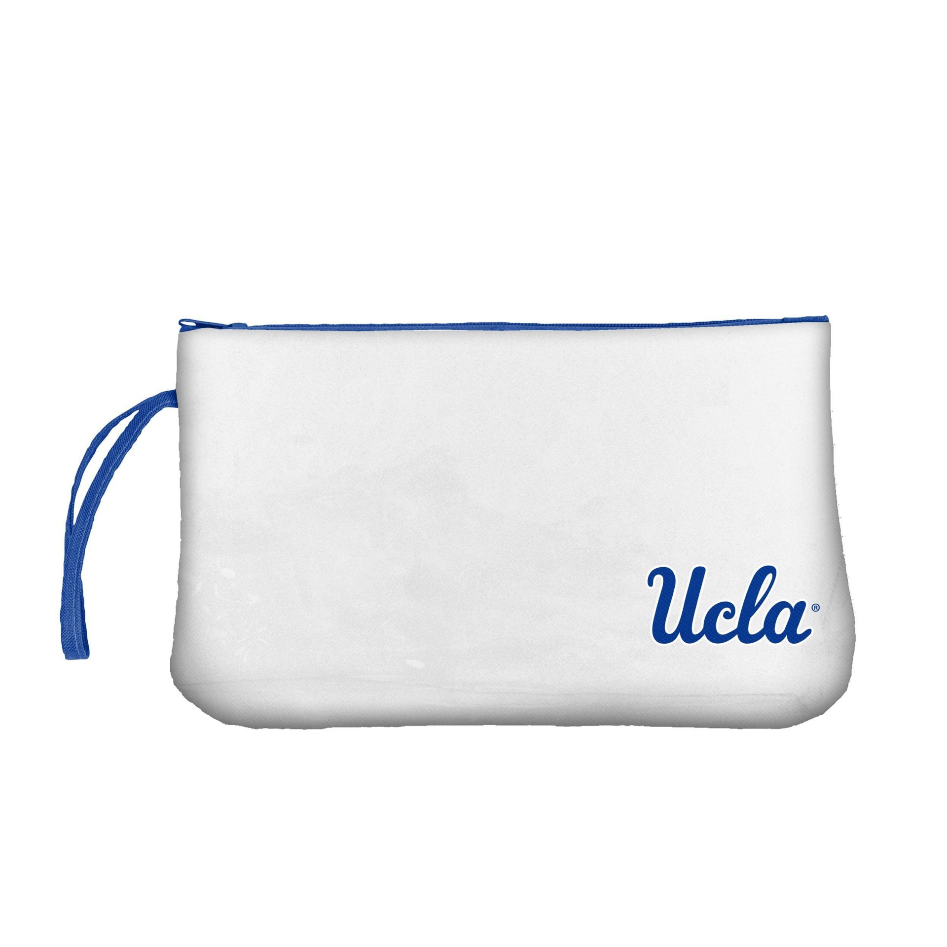 slide 1 of 2, NCAA UCLA Bruins Clear Zip Closure Wristlet, 1 ct