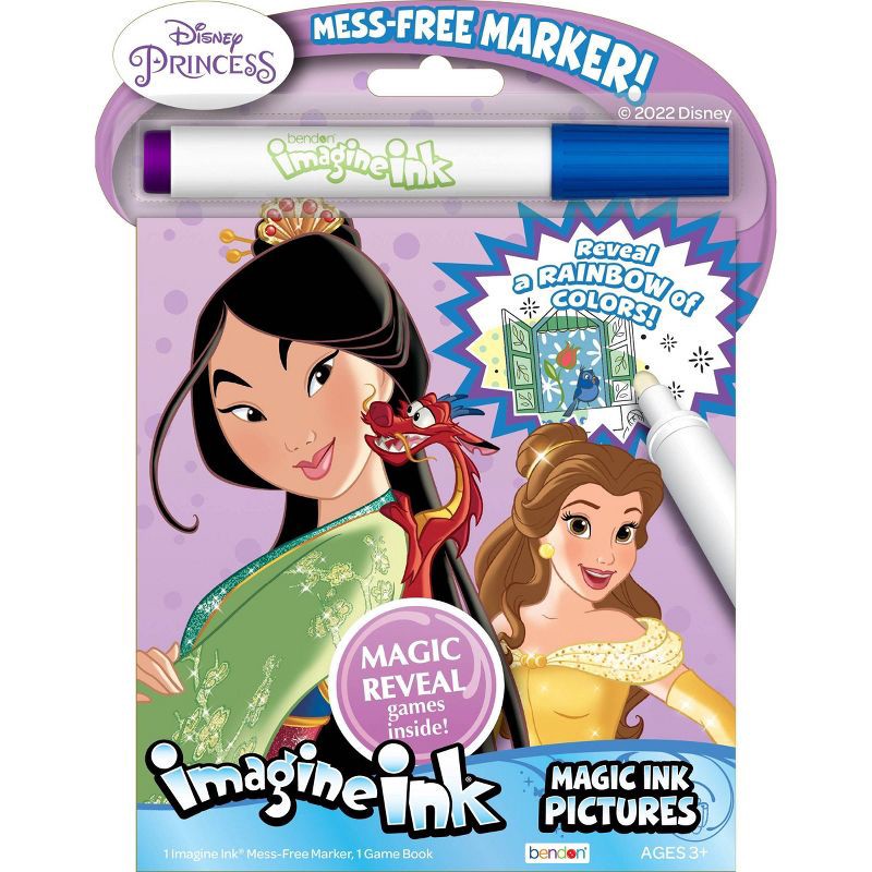 slide 1 of 3, Bendon Disney Princess Imagine Ink, 1 ct