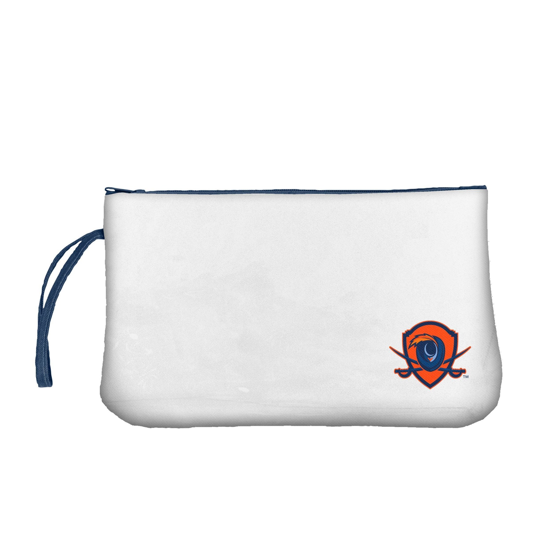 slide 1 of 2, NCAA Virginia Cavaliers Clear Zip Closure Wristlet, 1 ct