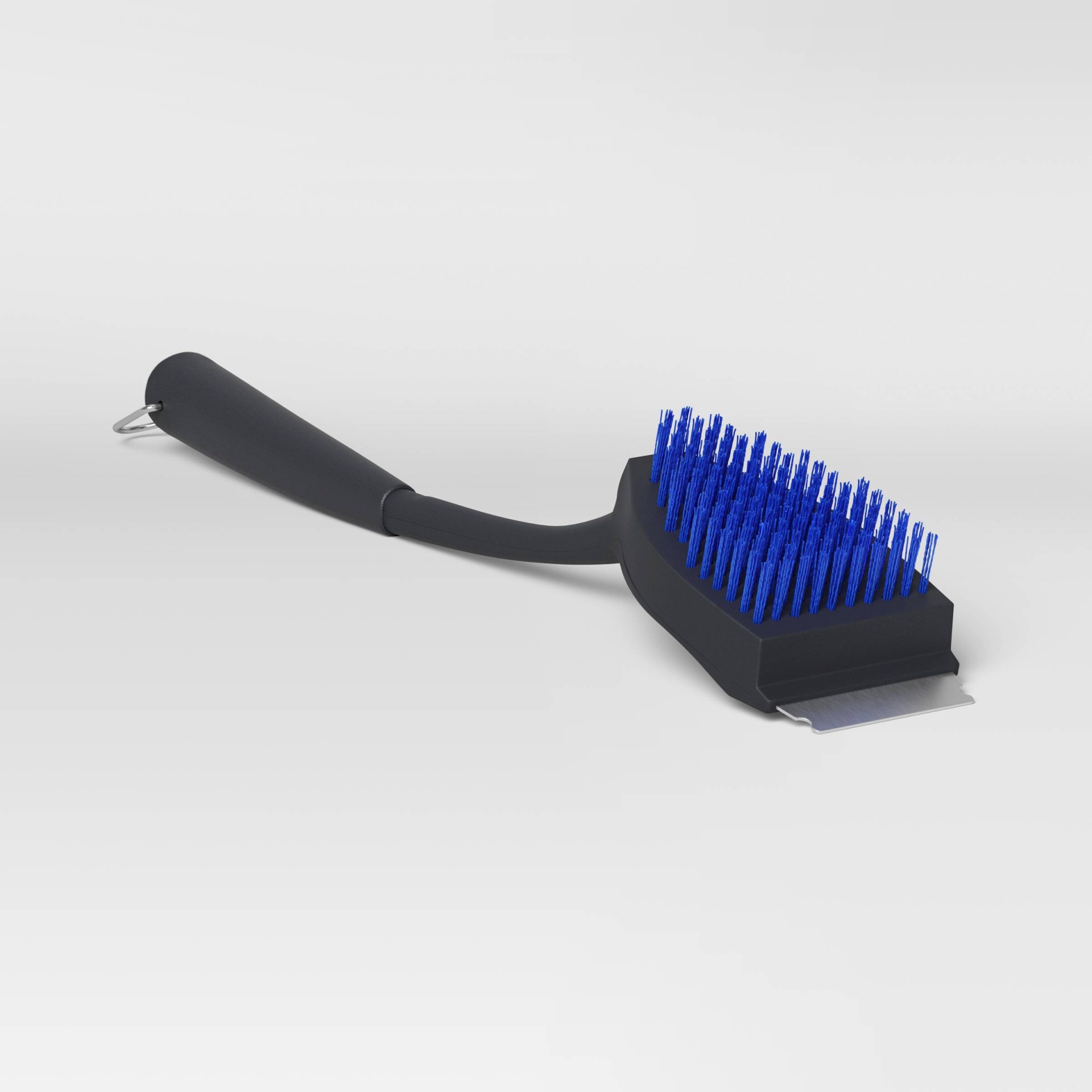 slide 1 of 2, Long Handled Nylon Grill Cleaning Brush - Black - Room Essentials, 1 ct
