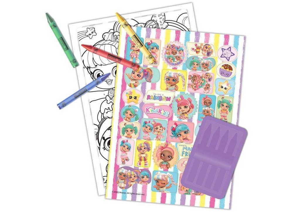 slide 3 of 3, Bendon Kindi Kids Coloring Book With Crayons - Target Exclusive Edition, 1 ct