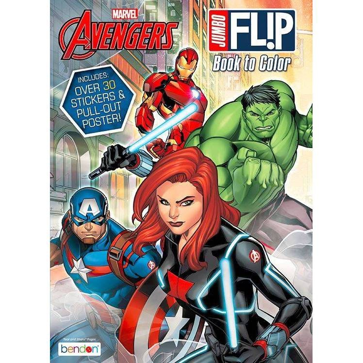 slide 1 of 3, Bendon Avengers Spider-Man Flip Book, 1 ct