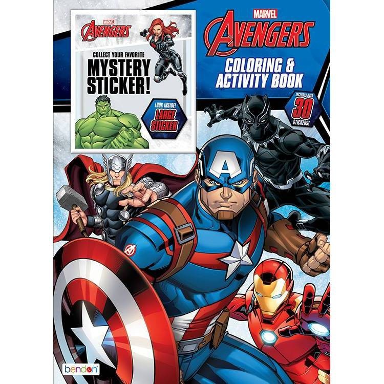 slide 1 of 3, Bendon Avengers Mystery Sticker Book - Target Exclusive Edition, 1 ct