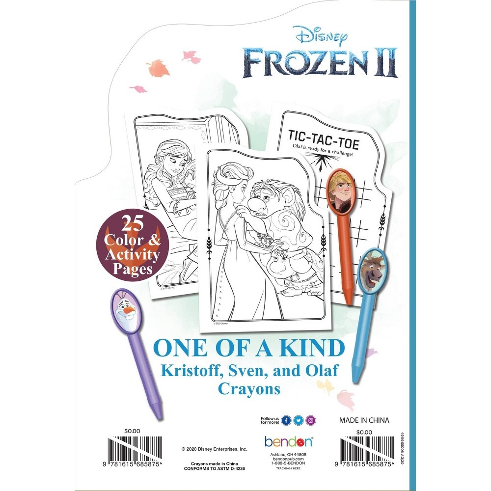 slide 2 of 3, Bendon Frozen 2 Activity Book With Crayons - Target Exclusive Edition, 1 ct