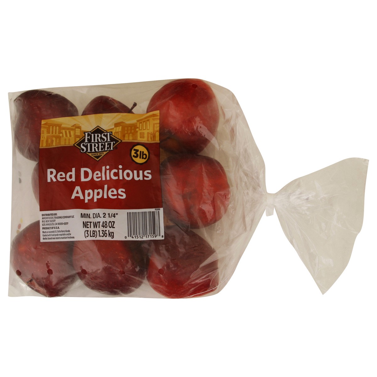 slide 6 of 12, First Street Red Delicious Apples, 3 lb