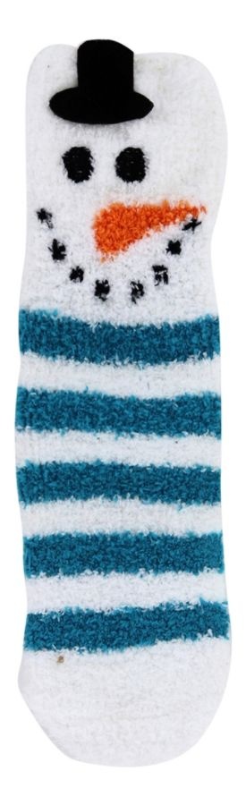 slide 4 of 6, DM Merchandising Cozy Cuties Fuzzy Christmas Socks, Multicolor, 1 ct