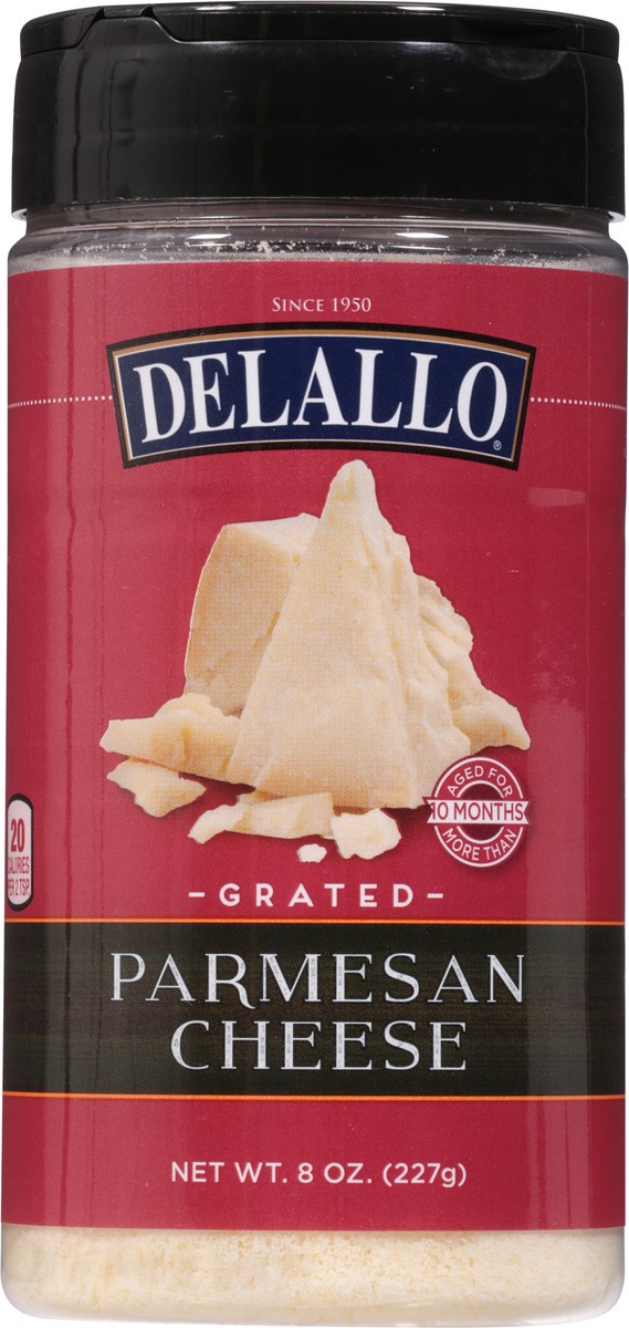 slide 9 of 14, DeLallo Grated Parmesan Cheese 8 oz, 8 oz