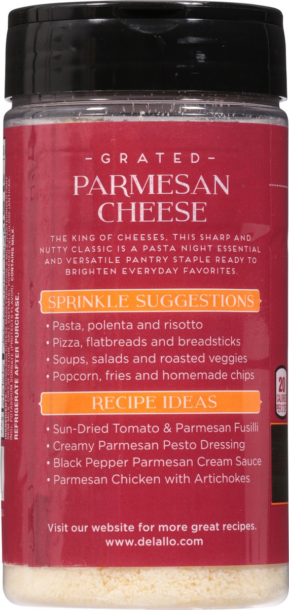 slide 13 of 14, DeLallo Grated Parmesan Cheese 8 oz, 8 oz