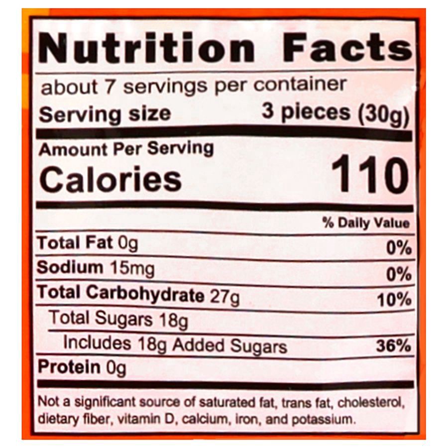 slide 5 of 5, Nice! Soft & Chewy Candy Slices Orange, 7 oz