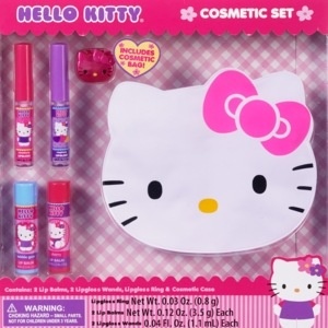 slide 1 of 1, Hello Kitty Cosmetic Set, 1 ct