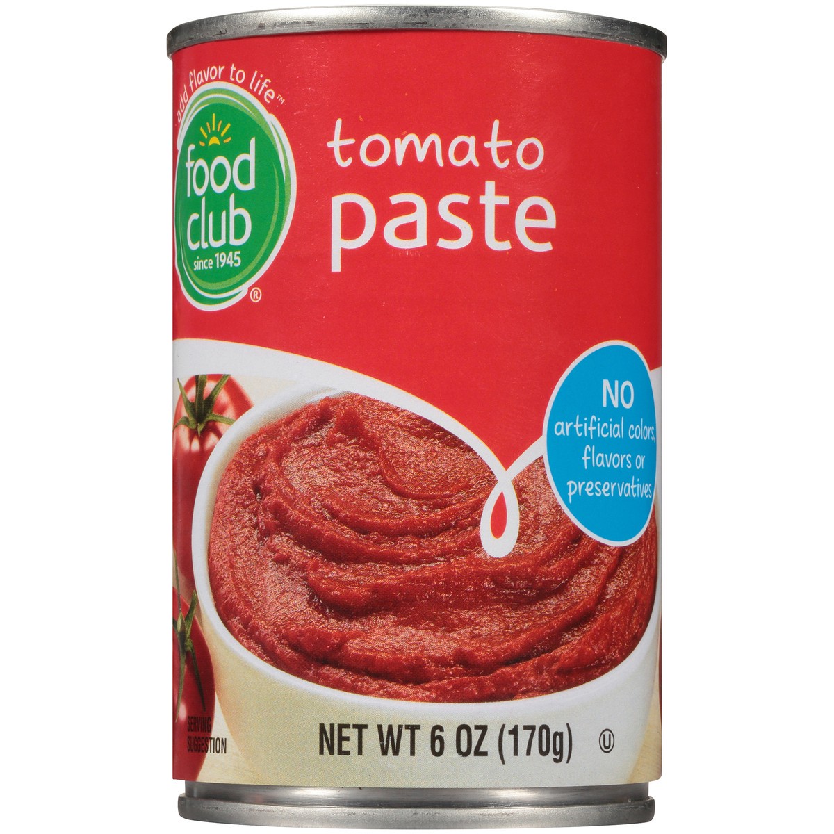 slide 8 of 9, Food Club Tomato Paste, 6 oz