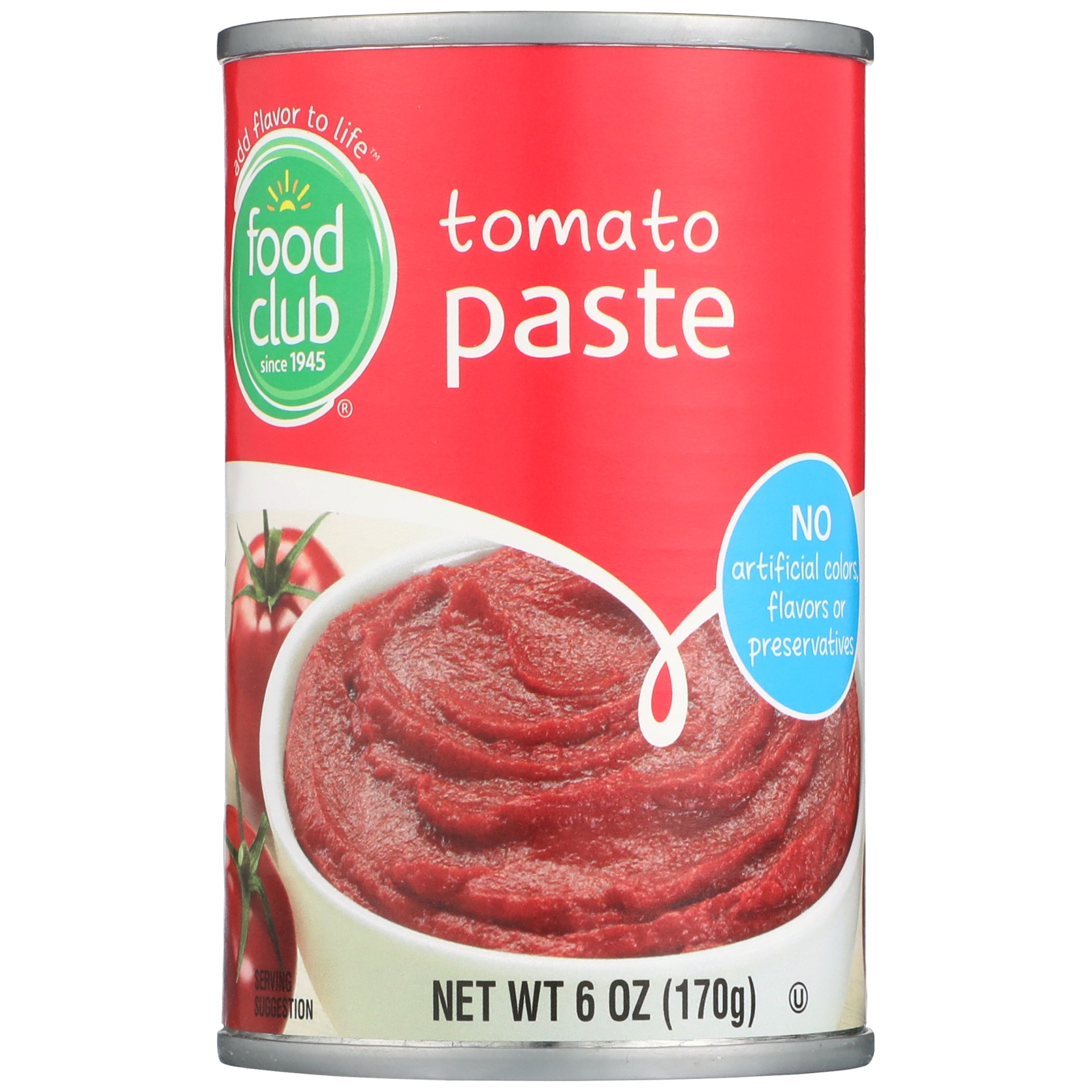 slide 1 of 6, Food Club Tomato Paste, 6 oz