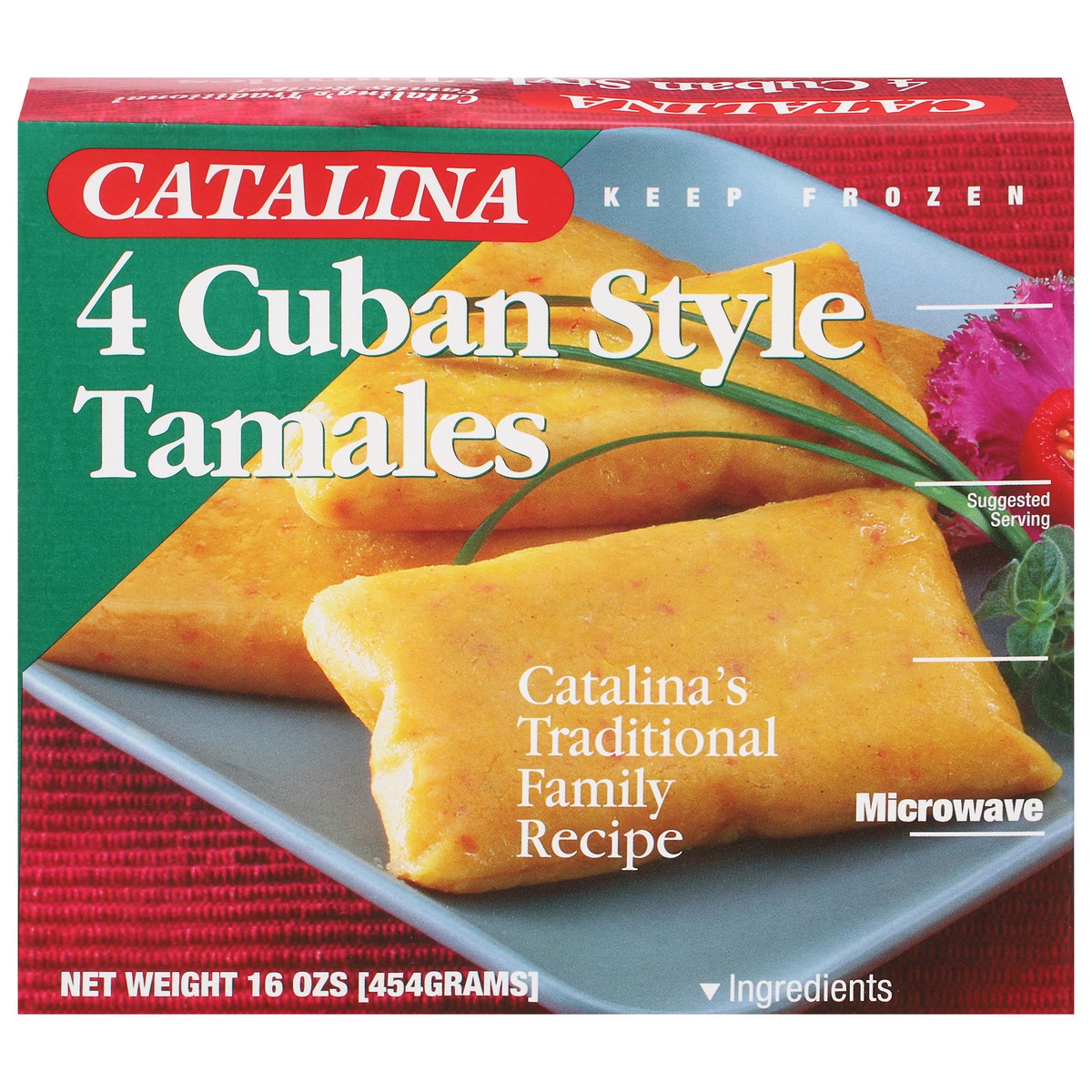 slide 1 of 9, Catalina Cuban Style Tamales 4 ea, 4 ct