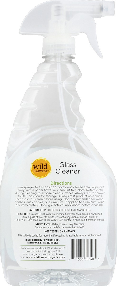 slide 2 of 7, Wild Harvest Glass Cleaner 32 oz, 32 oz