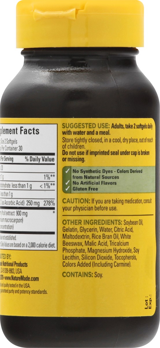 slide 9 of 9, Nature Made 450 mg Softgels Cranberry 60 ea, 60 ct;  450 mg