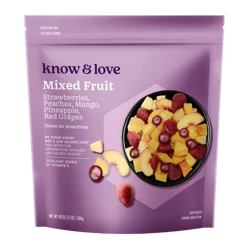 Know & Love Mixed Fruit Frozen Fruit 48 Ounces