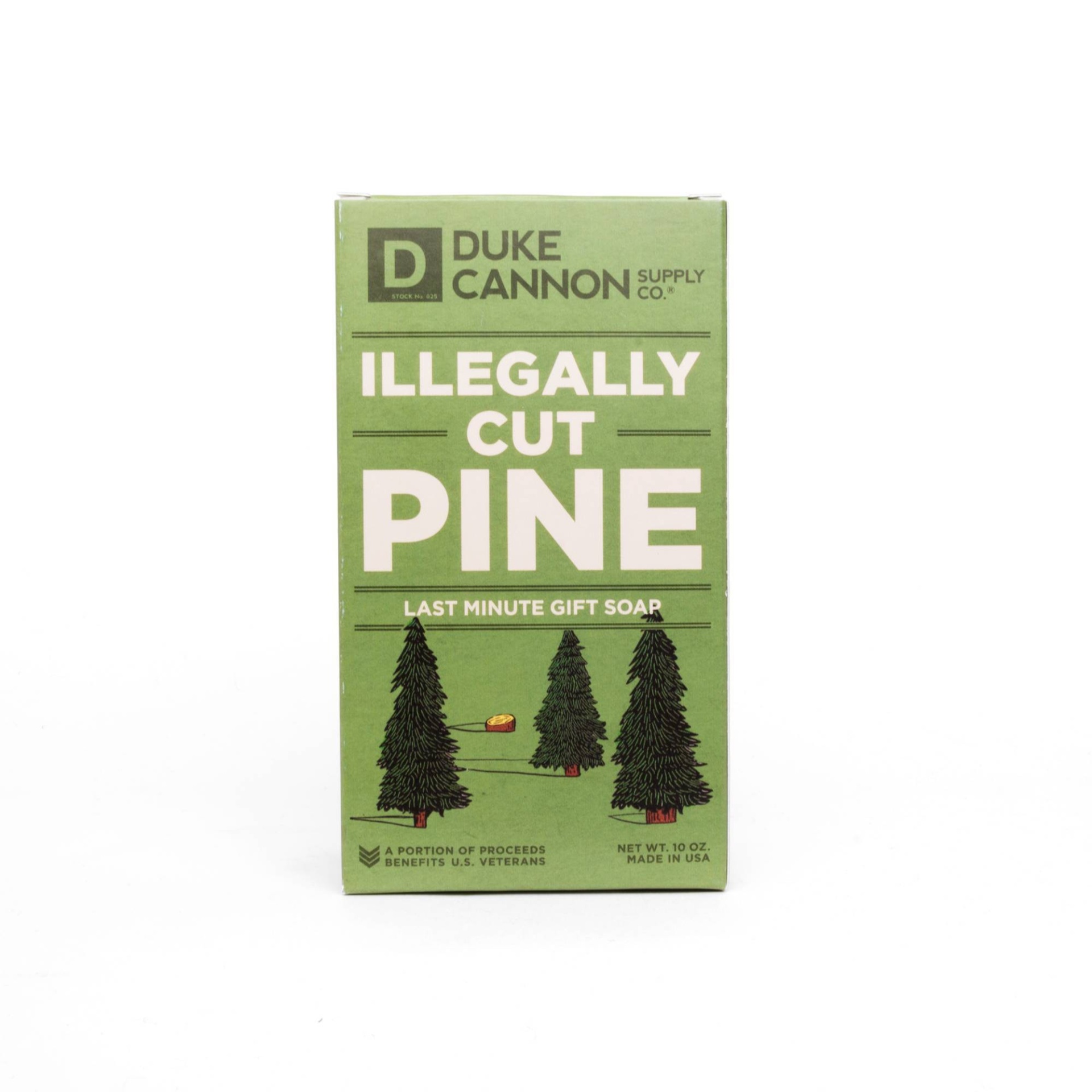 slide 1 of 4, Duke Cannon Illegally Cut Pine Bar Soap, 10 oz