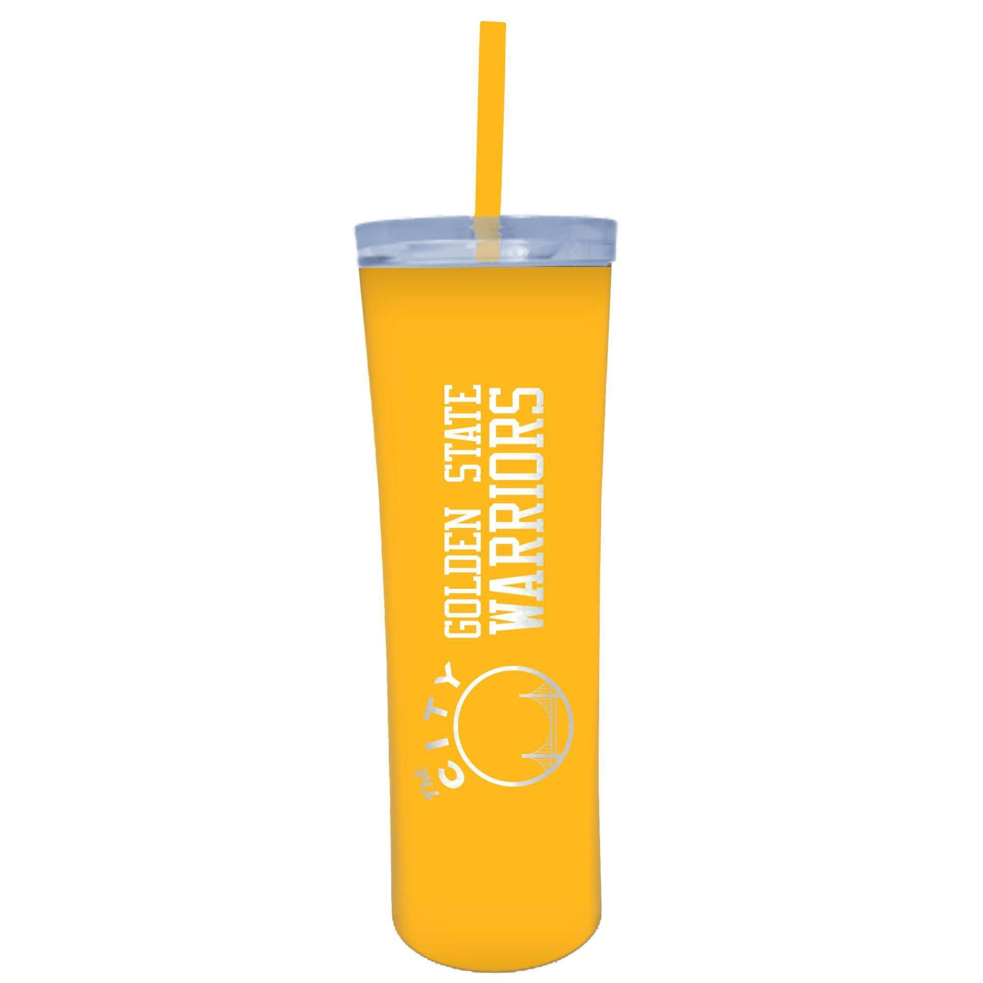 slide 1 of 1, NBA Golden State Warriors Skinny Tumbler, 18 oz