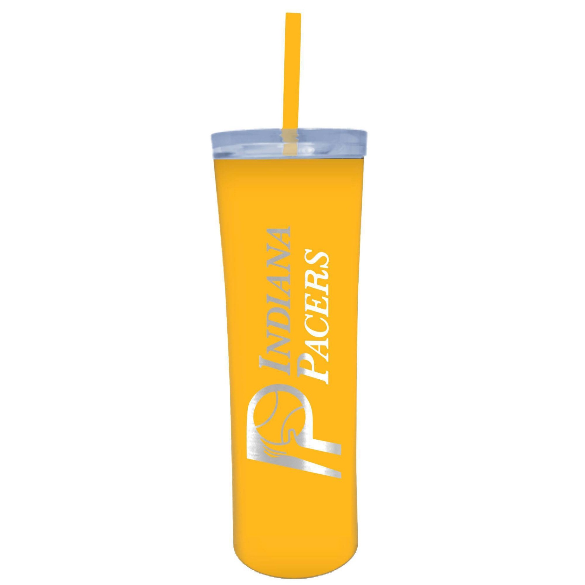 slide 1 of 1, NBA Indiana Pacers Skinny Tumbler, 18 oz