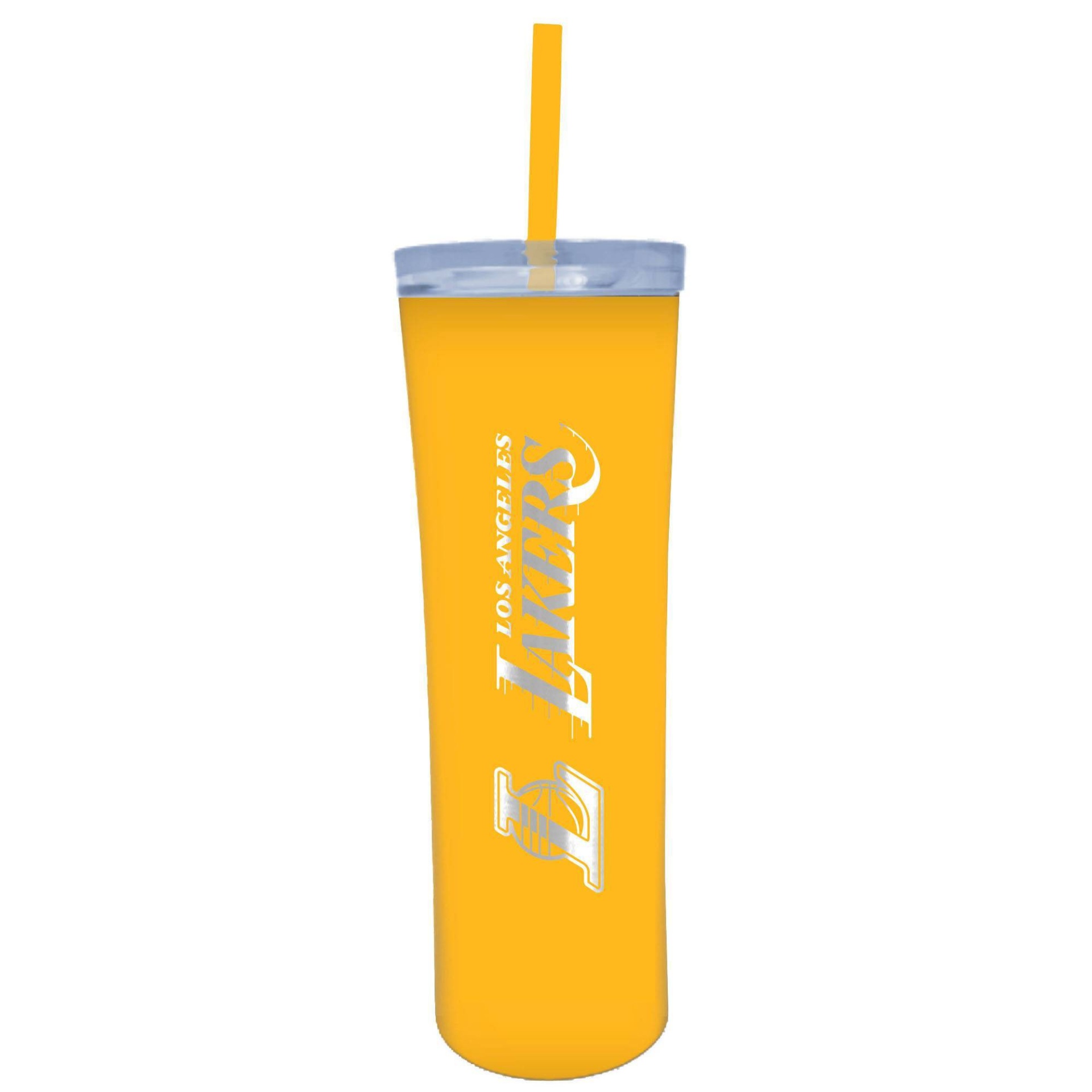 slide 1 of 1, NBA Los Angeles Lakers Skinny Tumbler, 18 oz