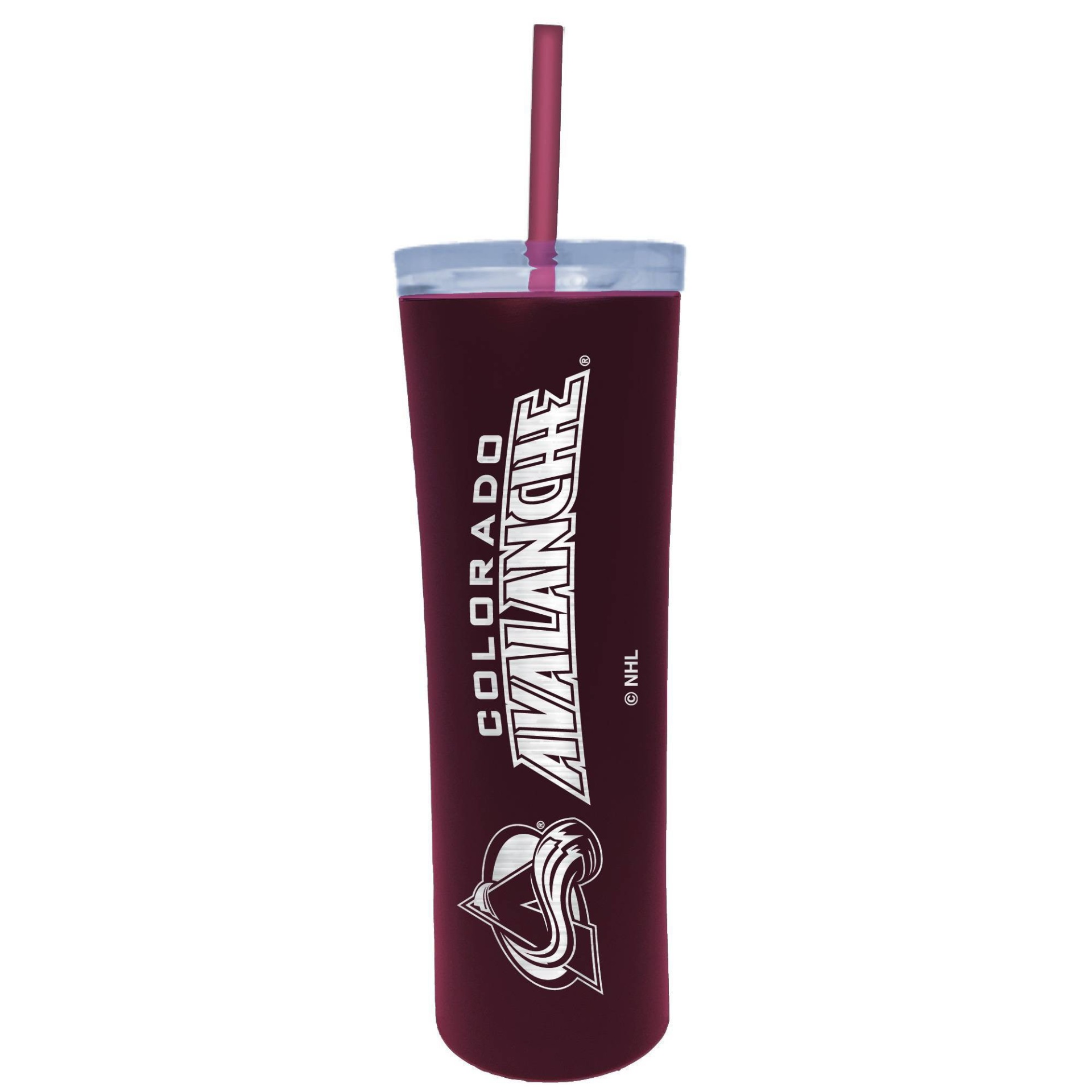 slide 1 of 1, NHL Colorado Avalanche Skinny Tumbler, 18 oz