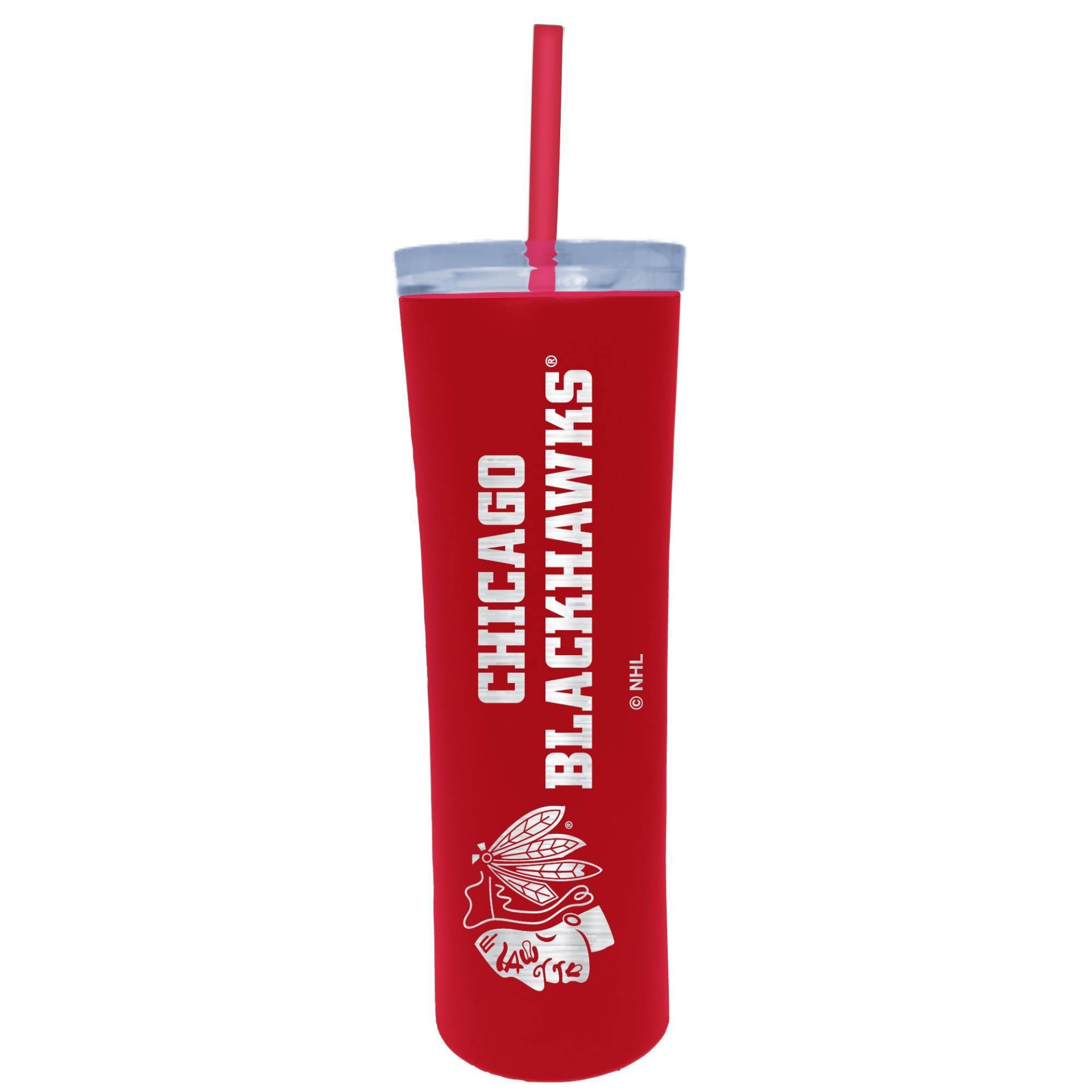 slide 1 of 1, NHL Chicago Blackhawks Skinny Tumbler, 18 oz