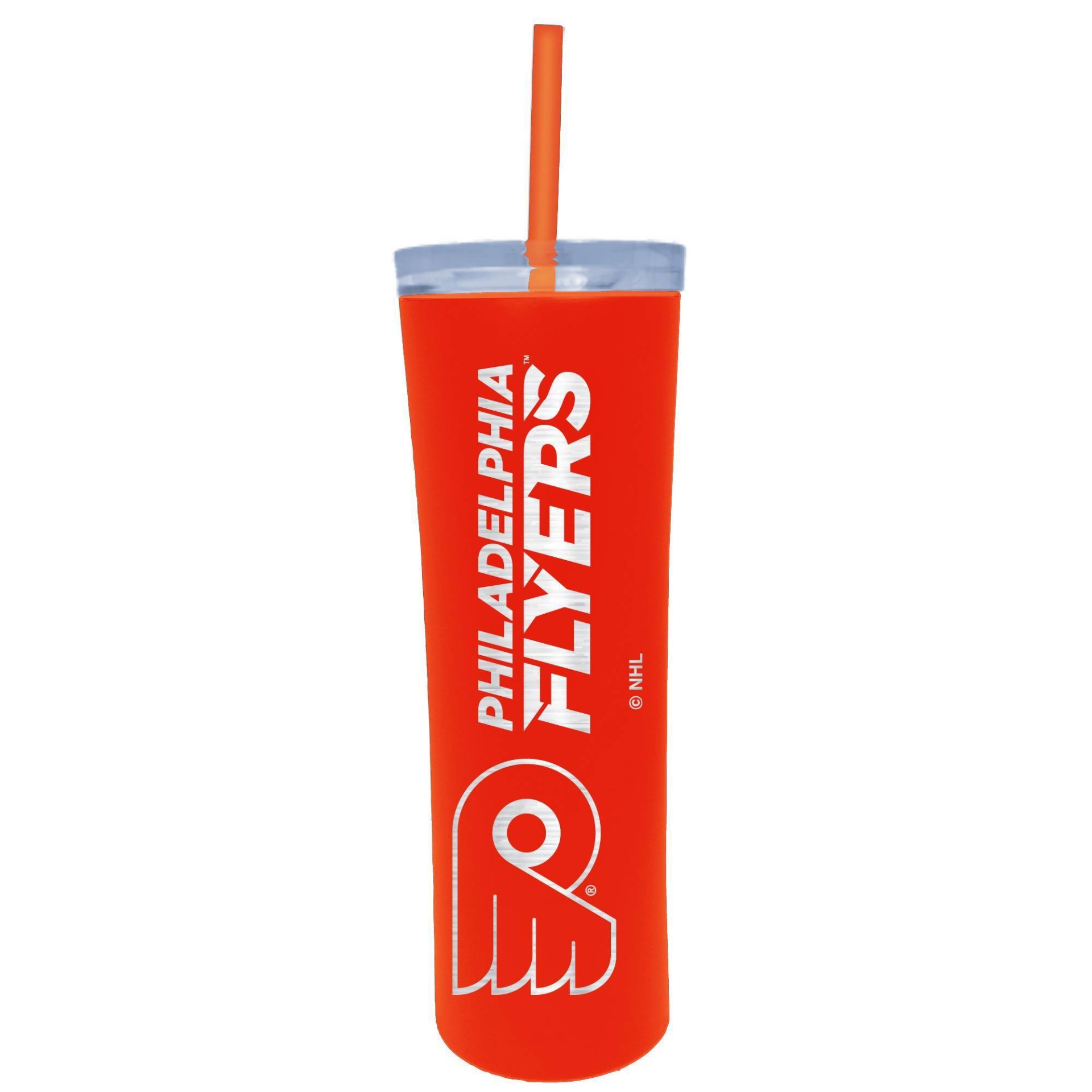 slide 1 of 1, NHL Philadelphia Flyers Skinny Tumbler, 18 oz