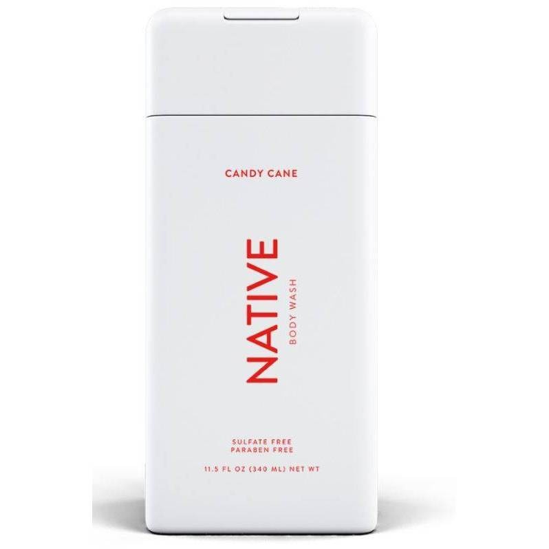 slide 1 of 4, Native Limited Edition Holiday Candy Cane Body Wash, 11.5 oz