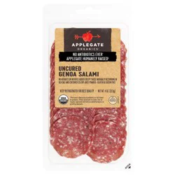 Applegate Farms Applegate Organics Uncured Genoa Salami - 4oz