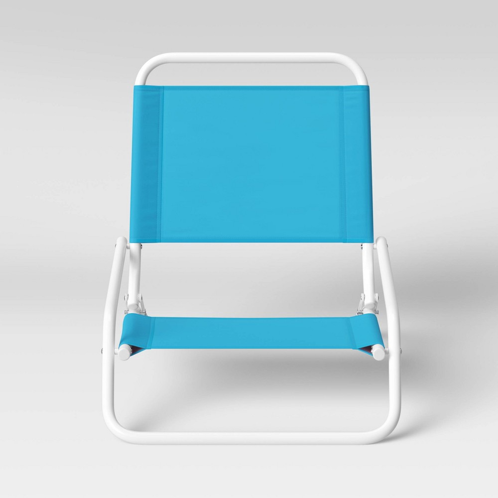 slide 3 of 6, Beach Sand Chair - Blue - Sun Squad, 1 ct