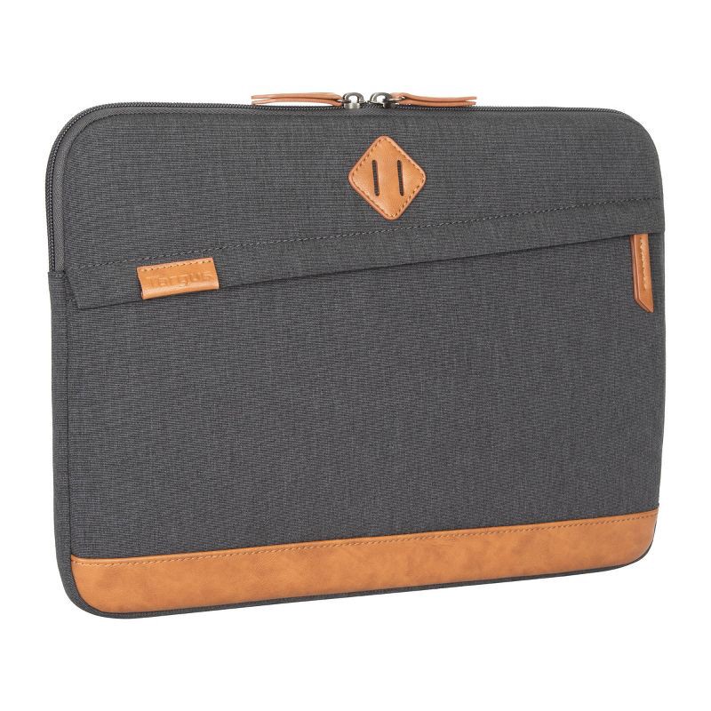 slide 2 of 5, Targus 14" Strata III Laptop Sleeve - Gray & Brown, 1 ct