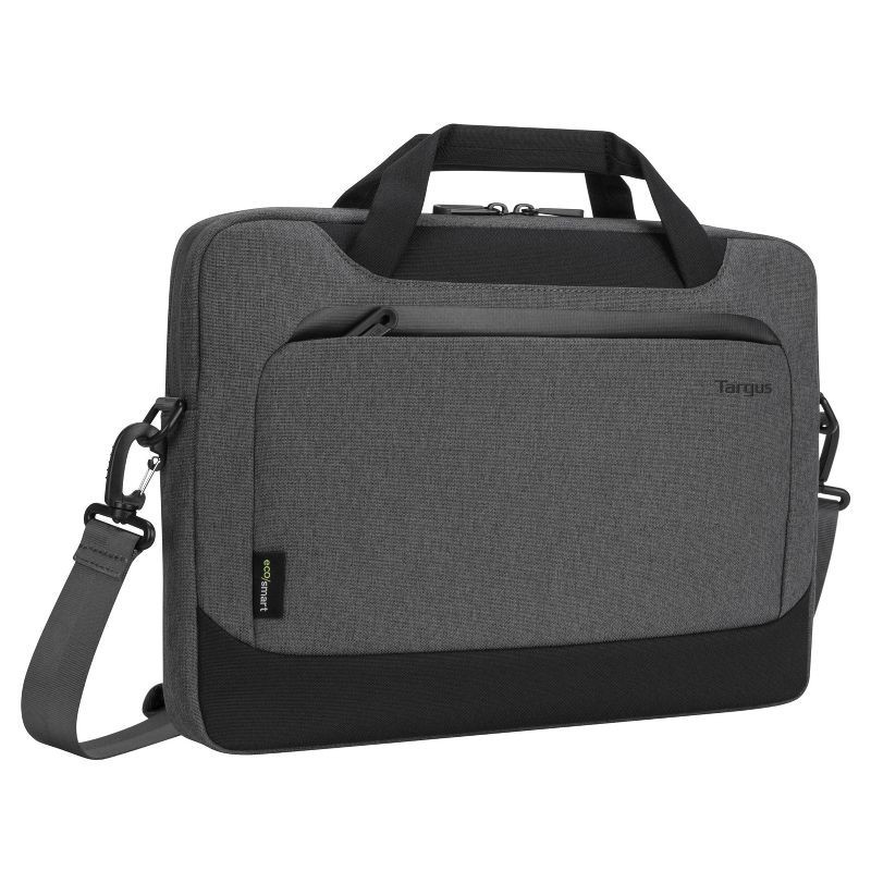 slide 2 of 8, Targus 14" Cypress Slim Briefcase with EcoSmart - Gray, 1 ct