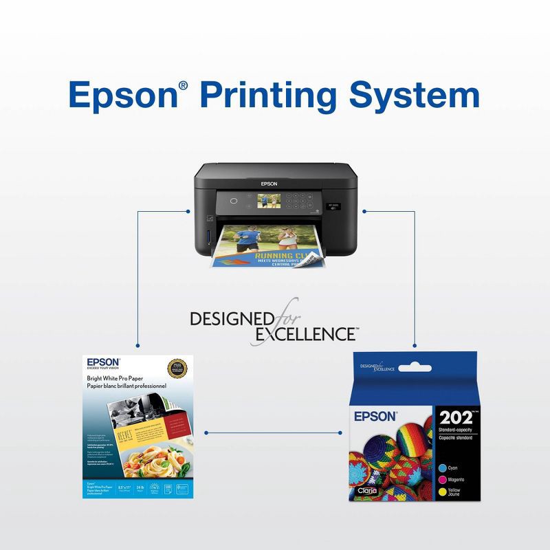 slide 6 of 6, Epson 202 Single Ink Cartridge - Black (T202120-CP), 1 ct