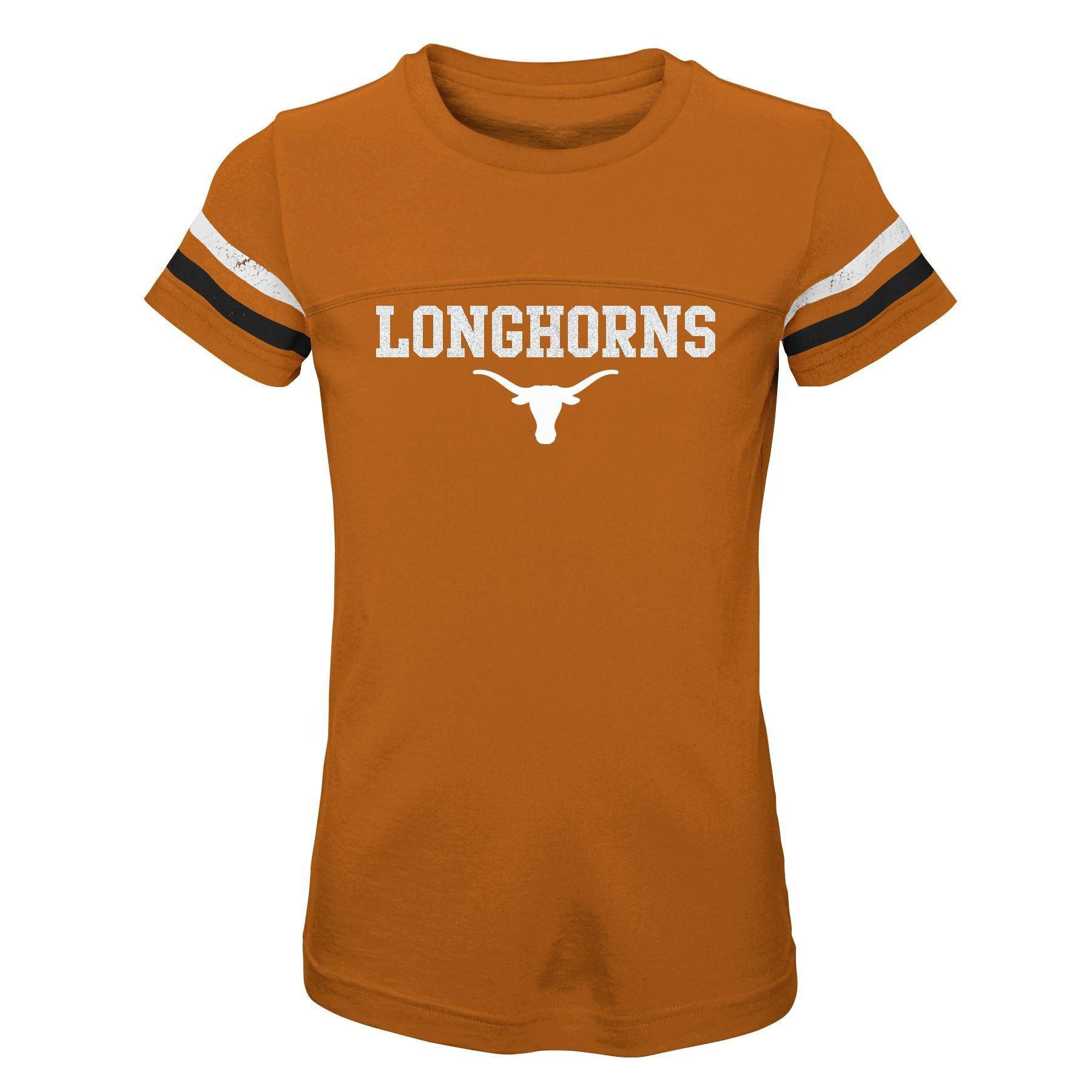 slide 1 of 1, NCAA Texas Longhorns Girls' Short Sleeve Crew Neck T-Shirt - XL, 1 ct