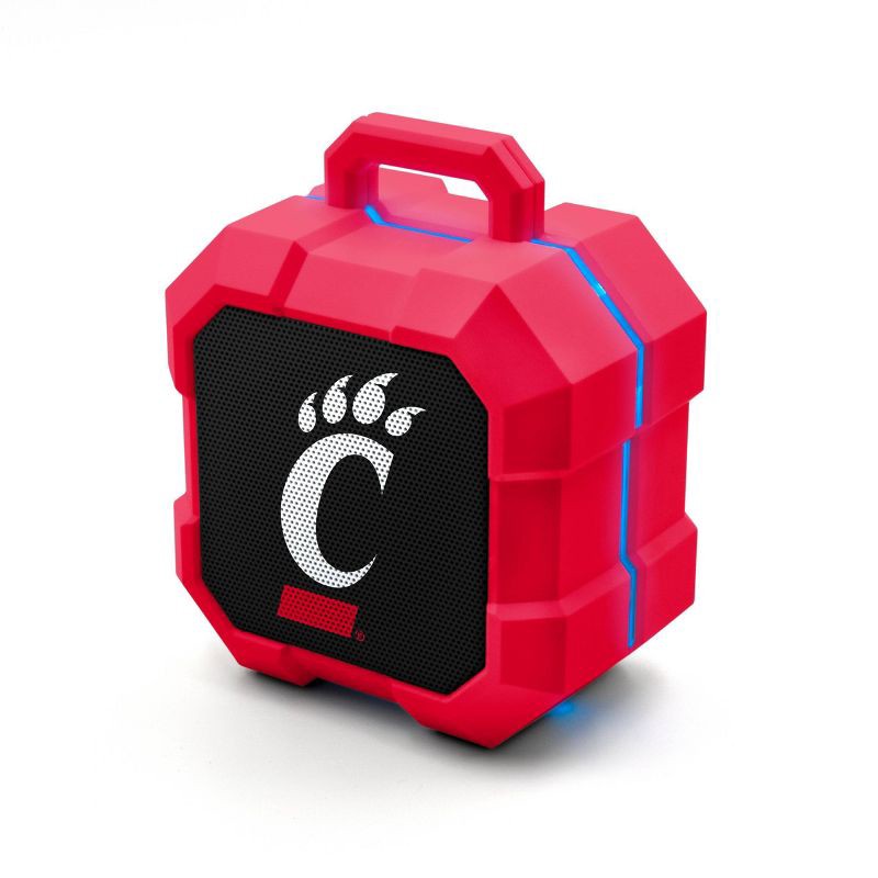 slide 1 of 3, NCAA Cincinnati Bearcats LED ShockBox Bluetooth Speaker, 1 ct