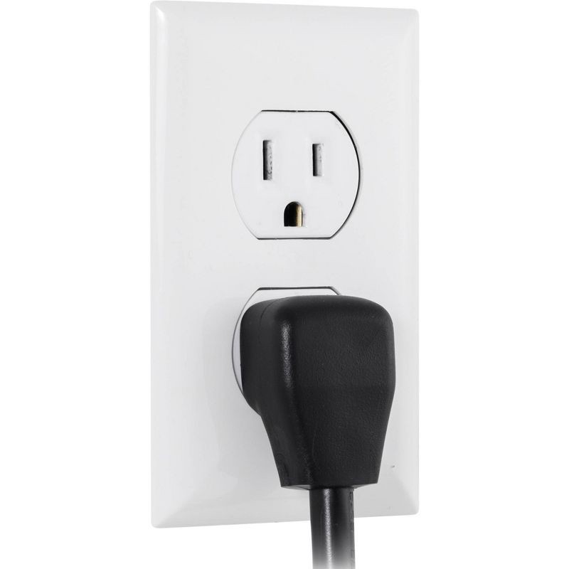 slide 6 of 7, Philips 6-Outlet Surge Protector 1080J 10' Cord - Black, 1 ct