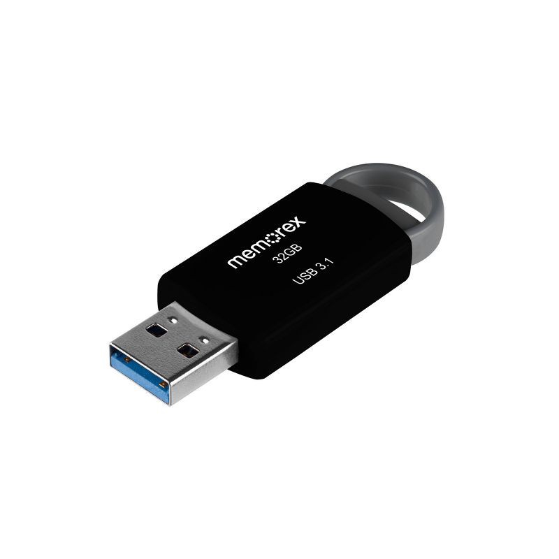 slide 2 of 6, Memorex 32GB USB 3.1 Flash Drive - Black, 1 ct