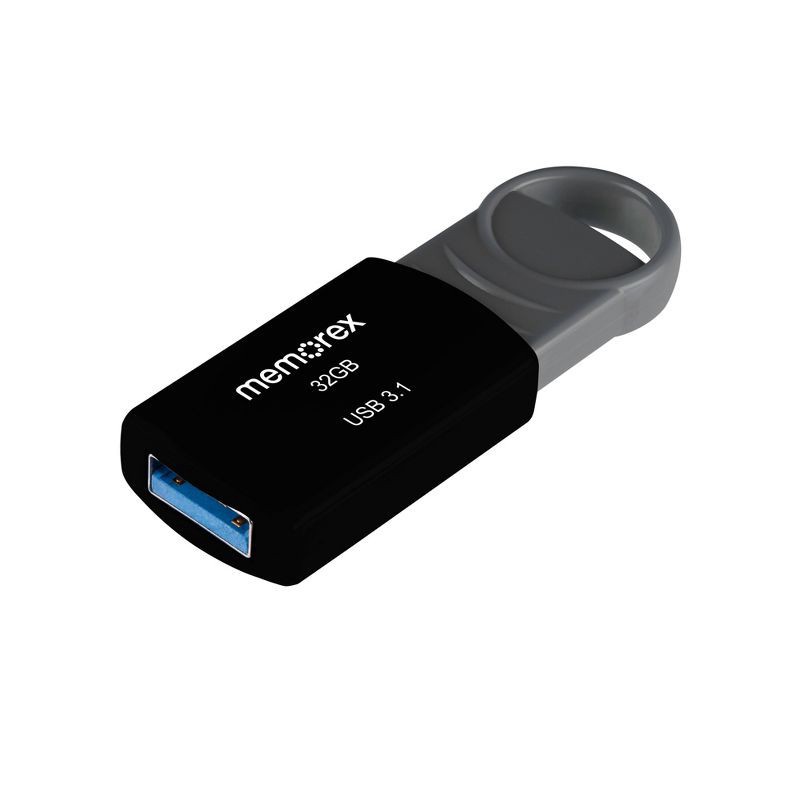 slide 4 of 6, Memorex 32GB USB 3.1 Flash Drive - Black, 1 ct