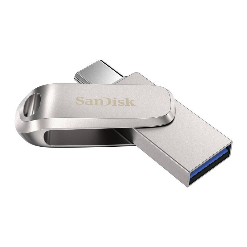 slide 9 of 12, SanDisk Ultra Dual Drive Luxe USB Type-C 128GB Flash Drive, 1 ct