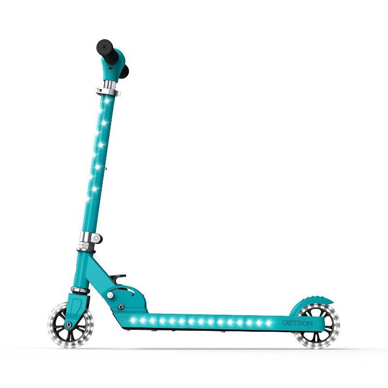 slide 1 of 10, Jetson Jupiter Kids' Kick Scooter with LED Lights - Teal, 1 ct