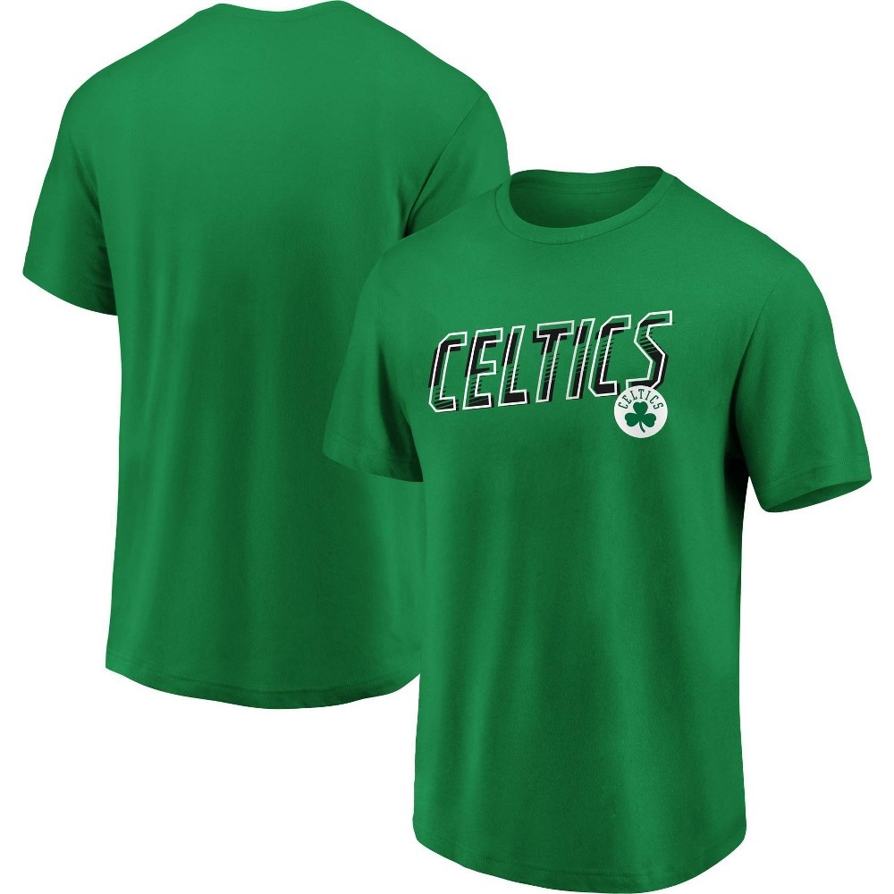 slide 3 of 3, NBA Boston Celtics Men's Bi-blend Short Sleeve T-Shirt - XL, 1 ct