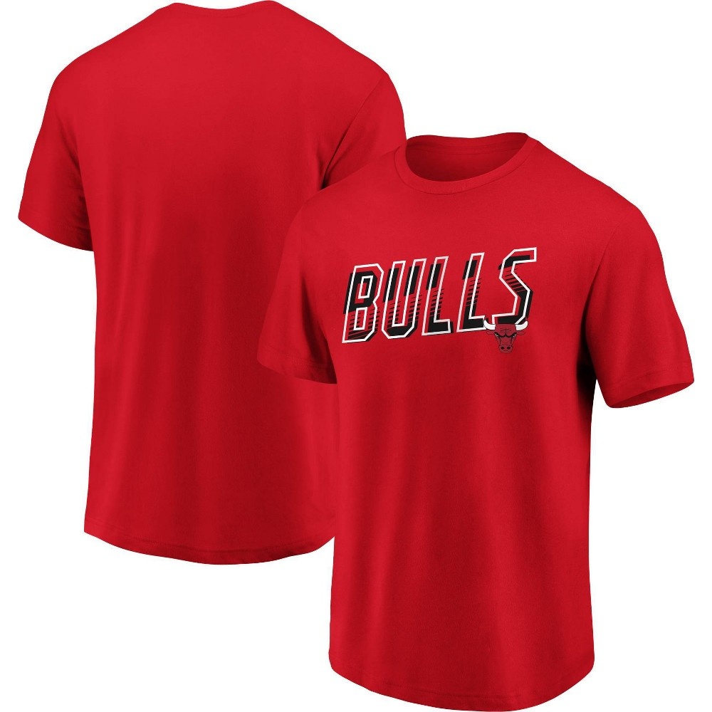 slide 3 of 3, NBA Chicago Bulls Men's Bi-blend Short Sleeve T-Shirt - XL, 1 ct