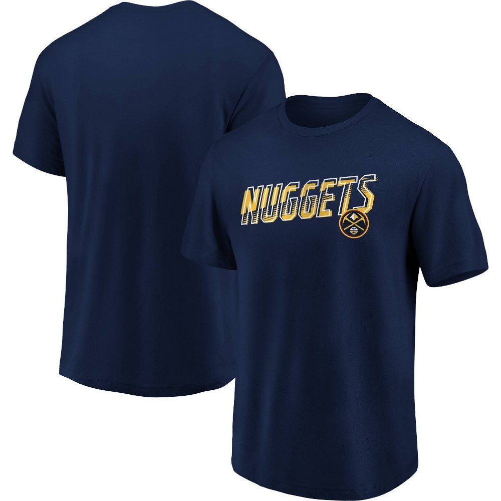 slide 3 of 3, NBA Denver Nuggets Men's Bi-blend Short Sleeve T-Shirt - XL, 1 ct