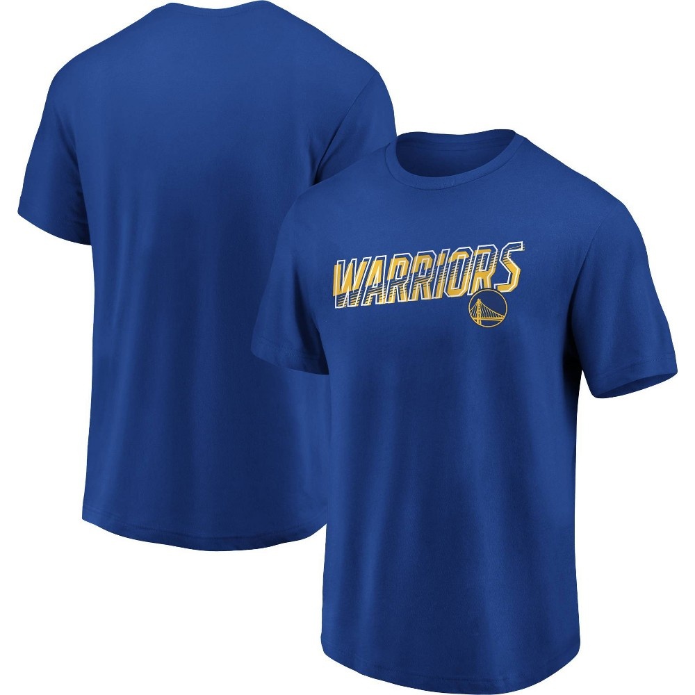 slide 3 of 3, NBA Golden State Warriors Men's Bi-blend Short Sleeve T-Shirt - XL, 1 ct