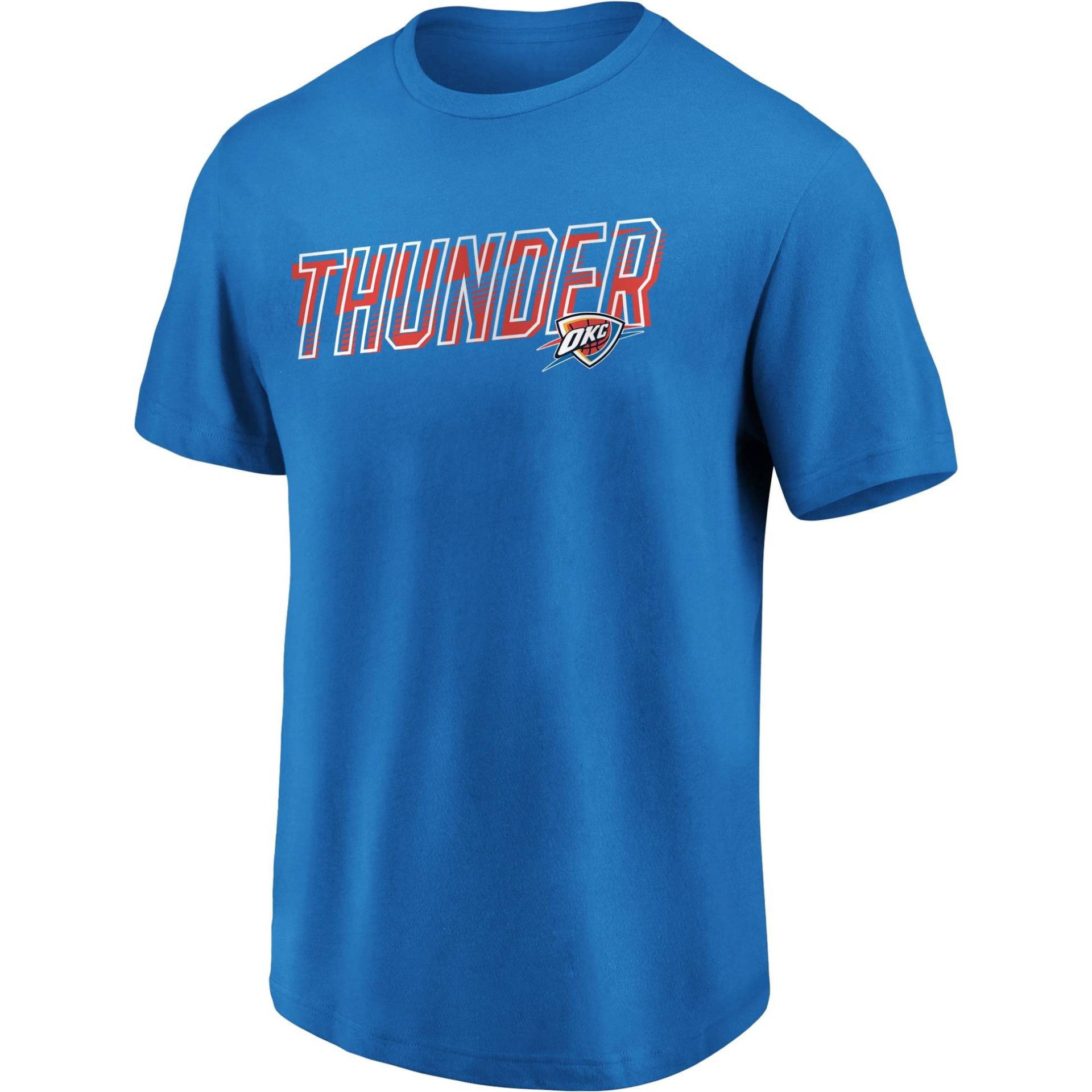 slide 1 of 3, NBA Oklahoma City Thunder Men's Bi-blend Short Sleeve T-Shirt - XL, 1 ct