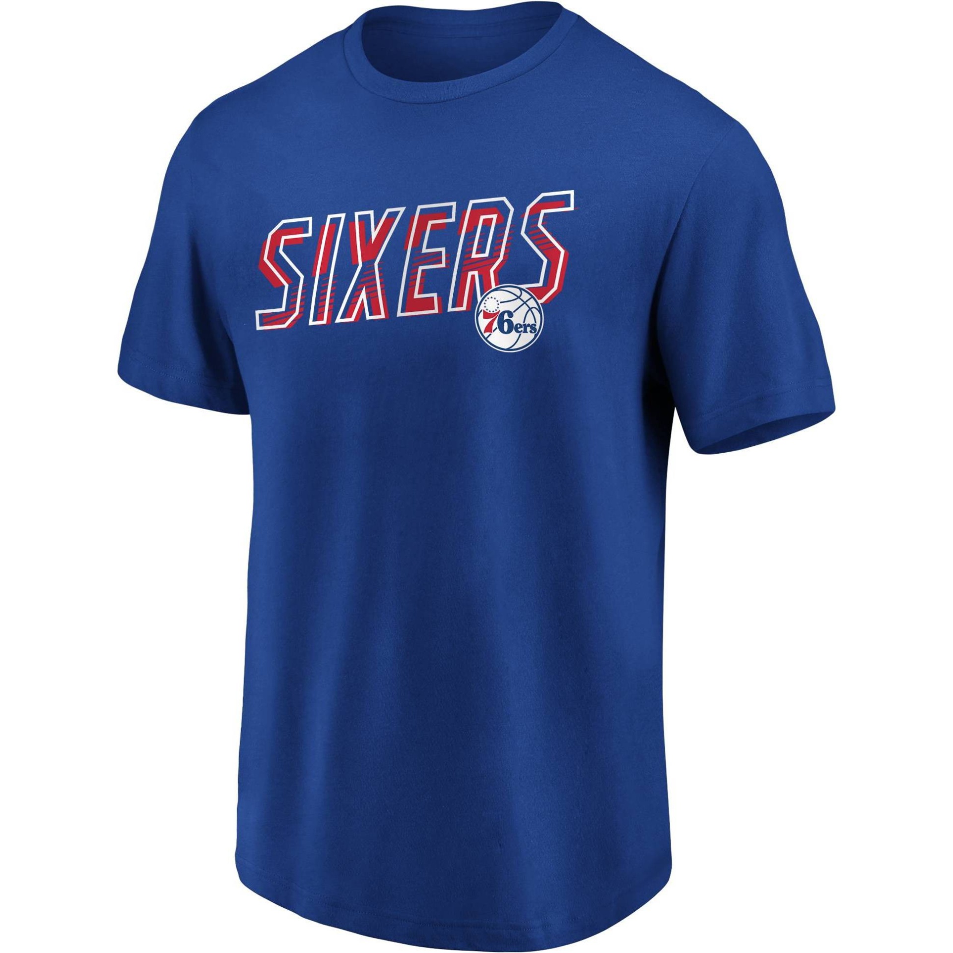 slide 1 of 3, NBA Philadelphia 76ers Men's Bi-blend Short Sleeve T-Shirt - XL, 1 ct