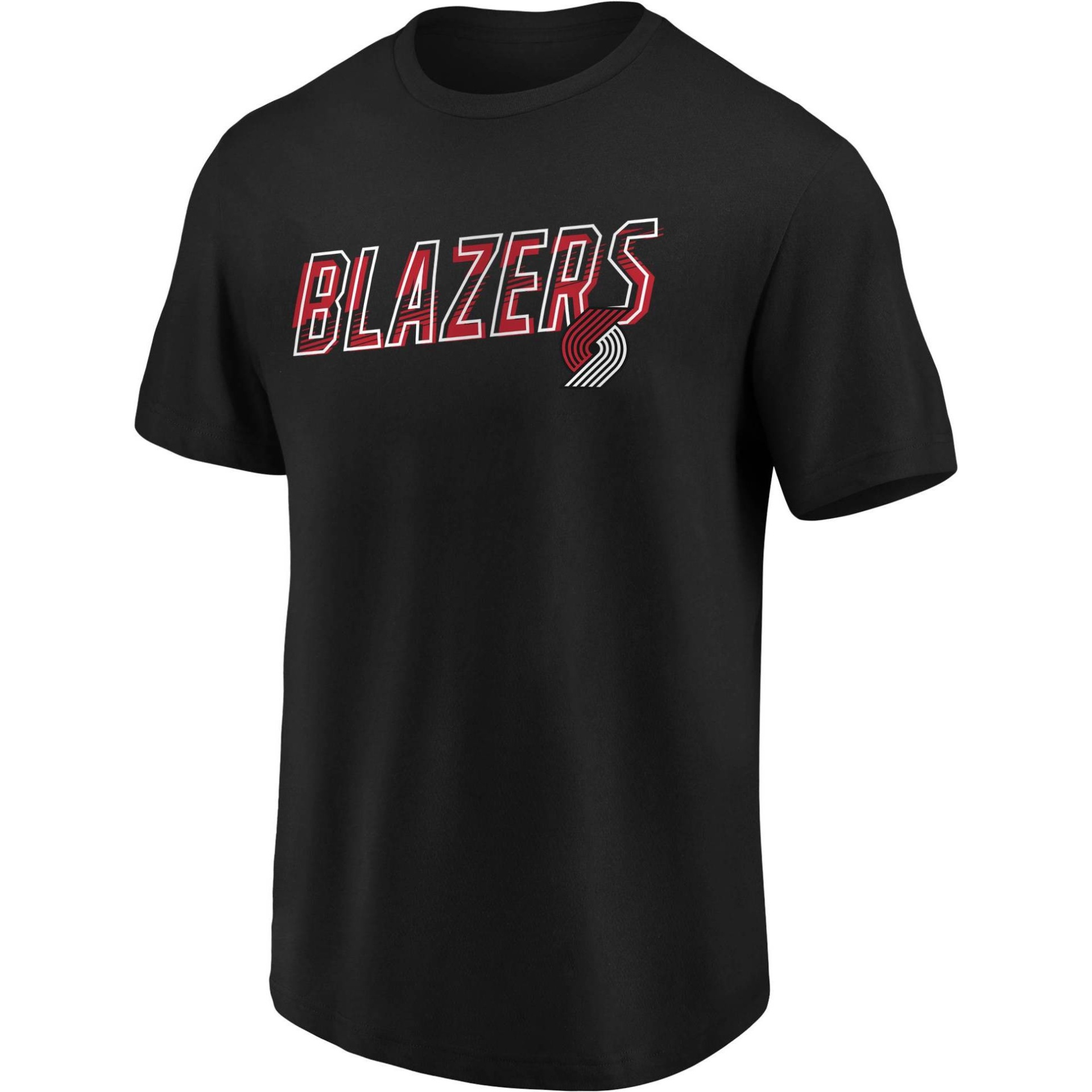 slide 1 of 3, NBA Portland Trail Blazers Men's Bi-blend Short Sleeve T-Shirt - XL, 1 ct