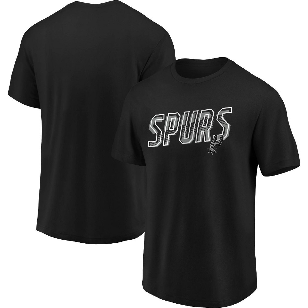 slide 3 of 3, NBA San Antonio Spurs Men's Bi-blend Short Sleeve T-Shirt - XL, 1 ct