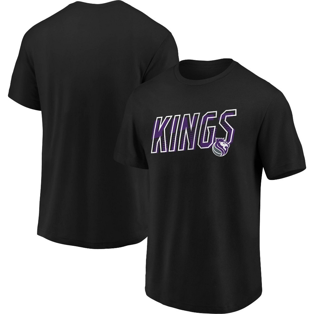 slide 3 of 3, NBA Sacramento Kings Men's Bi-blend Short Sleeve T-Shirt - XL, 1 ct